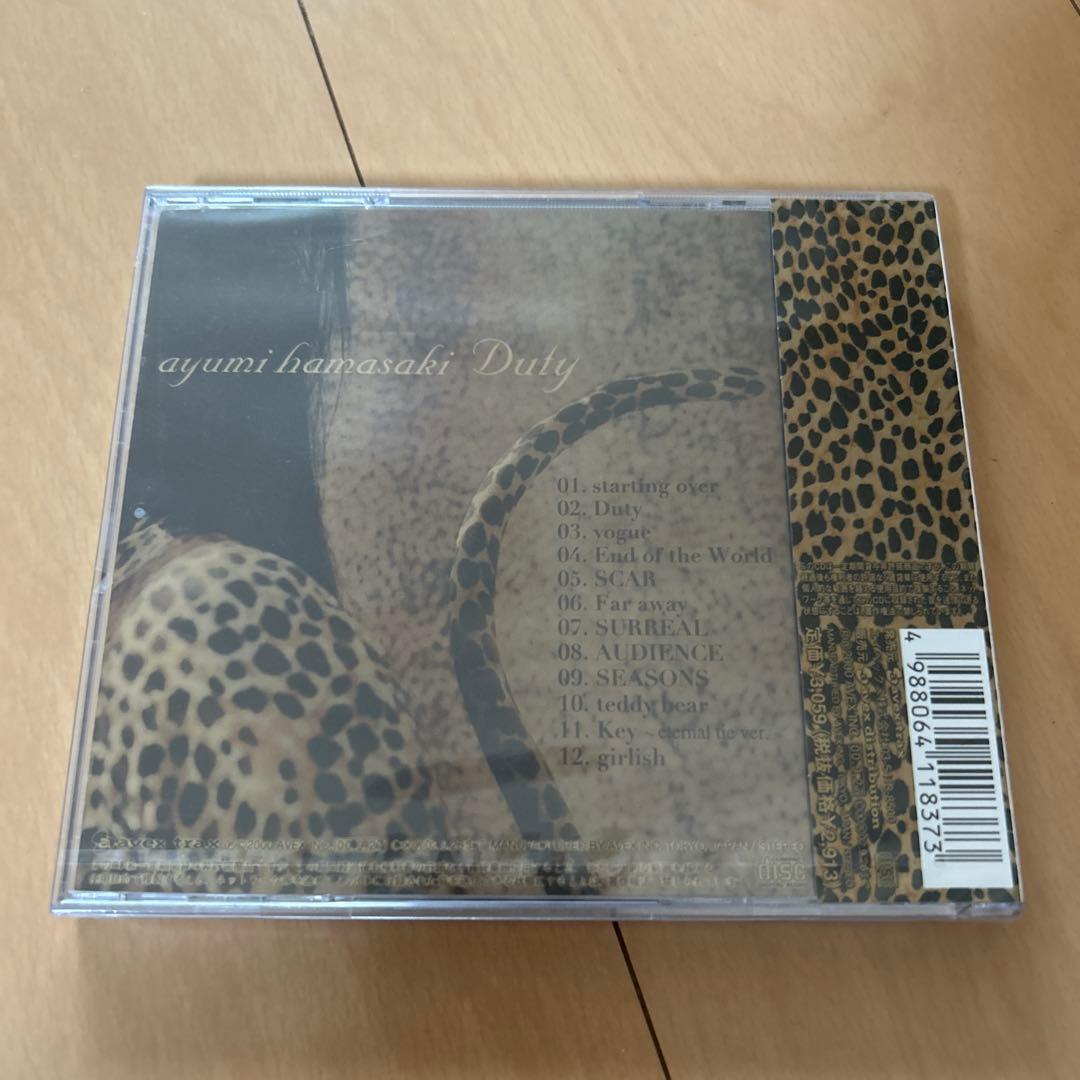 【即購入ok!!】浜崎あゆみ『Duty』新品未開封 【即購入ok!!】浜崎あゆみ『Duty』新品未開封
