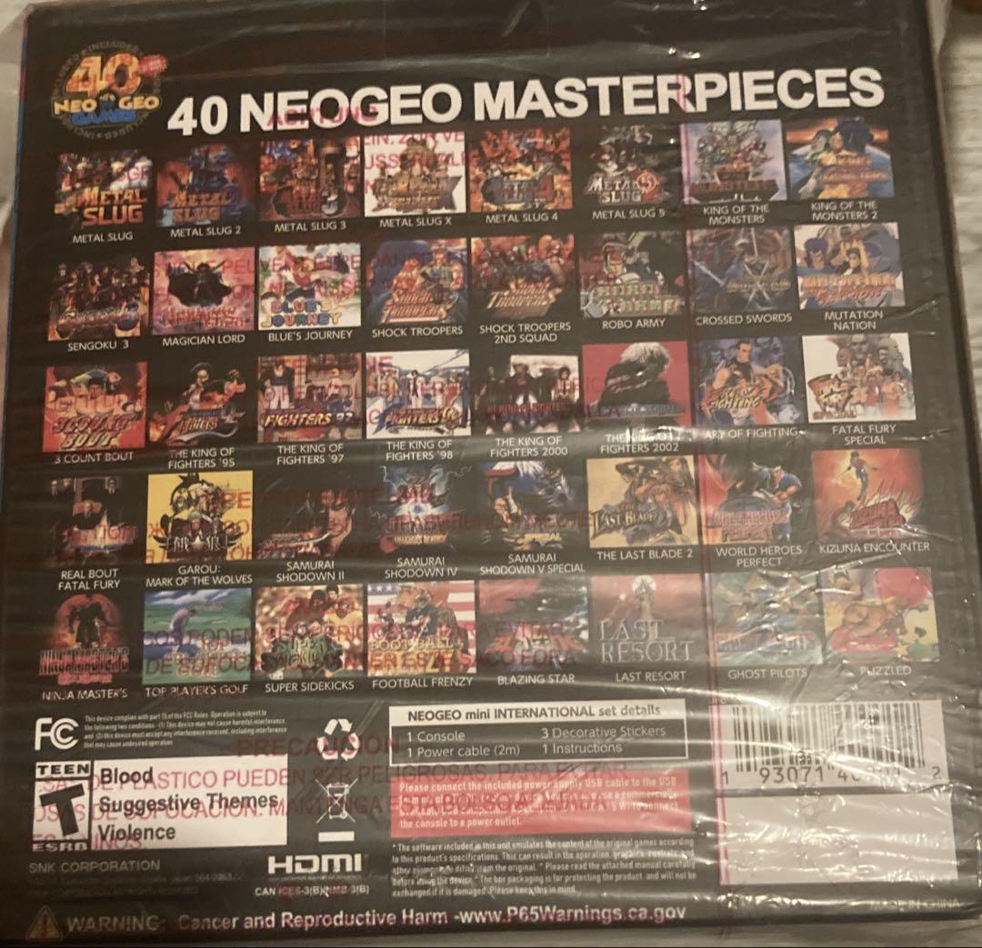 SNK NEOGEO MINI コントローラーパッド2個セット