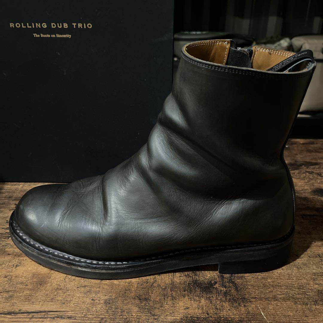 ローリングダブトリオ キャスパー グレイ gray guidi calf