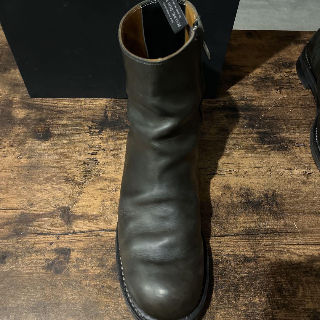 ローリングダブトリオ キャスパー グレイ gray guidi calf