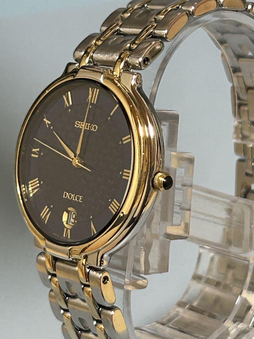 SEIKO DOLCE Quartz 5E32-6A70 man watch case no.396669 , made