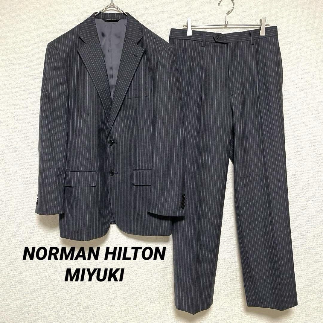 iz534 HILTON ノーマンヒルトン×ミユキ生地/スーツ/上下セット