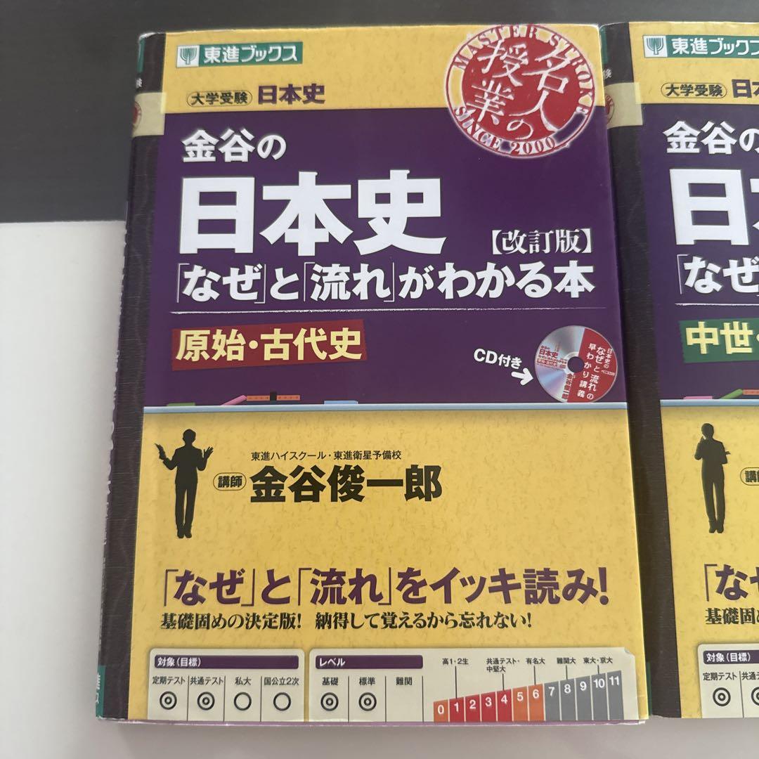 金谷の日本史 なぜと流れがわかる本 4冊セット - メルカリ