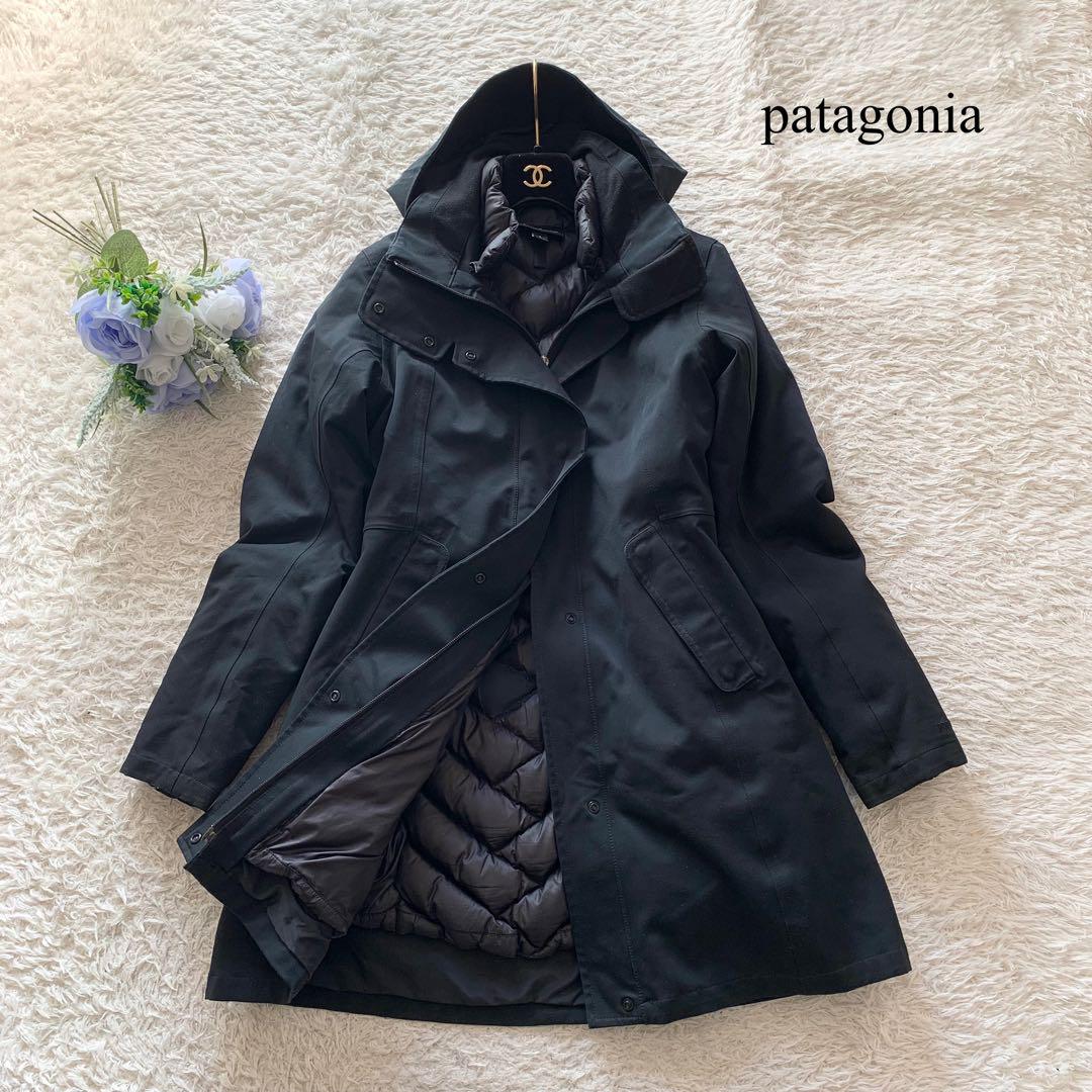 美品✨Patagonia トレス スリーインワン パーカ ダウンライナー 黒 S