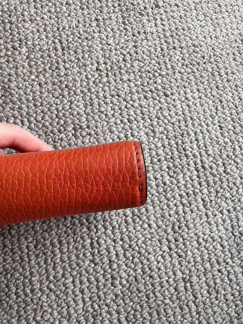 GUCCI オレンジ レザー 長財布