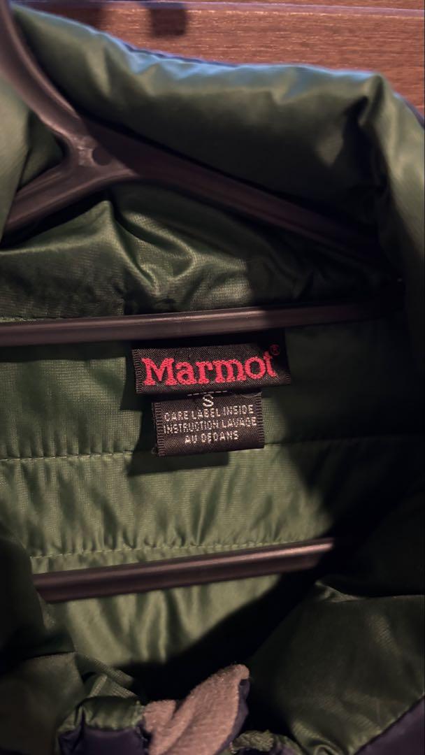 Marmot アウター Sサイズ ネイビー/グリーン
