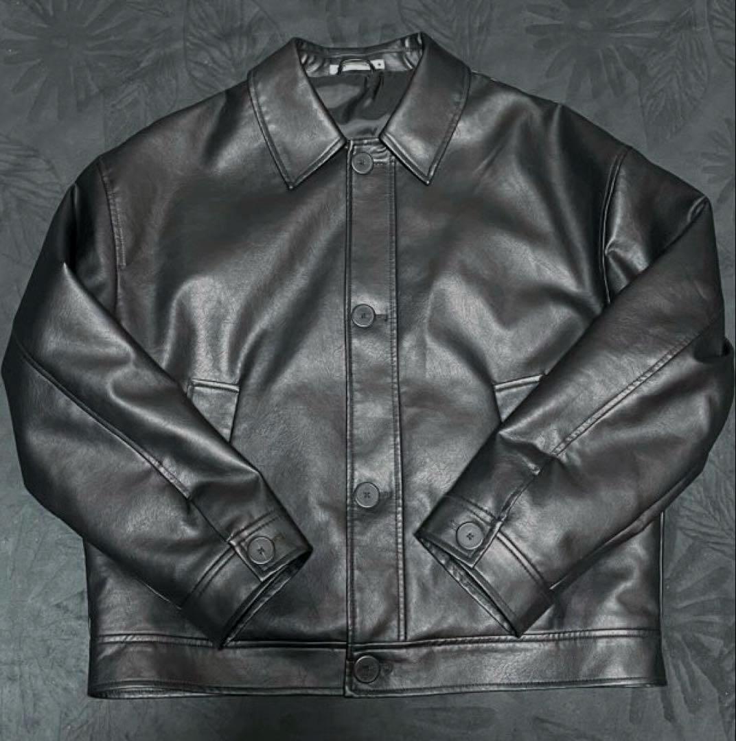 ZARA ブラックレザージャケット