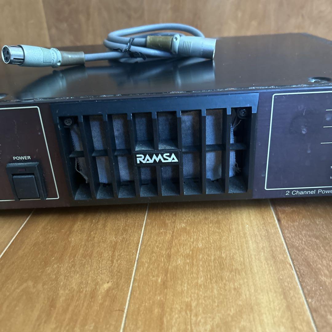 RAMSA 2チャンネルパワーアンプ　WP-9110 パナソニック　ナショナル