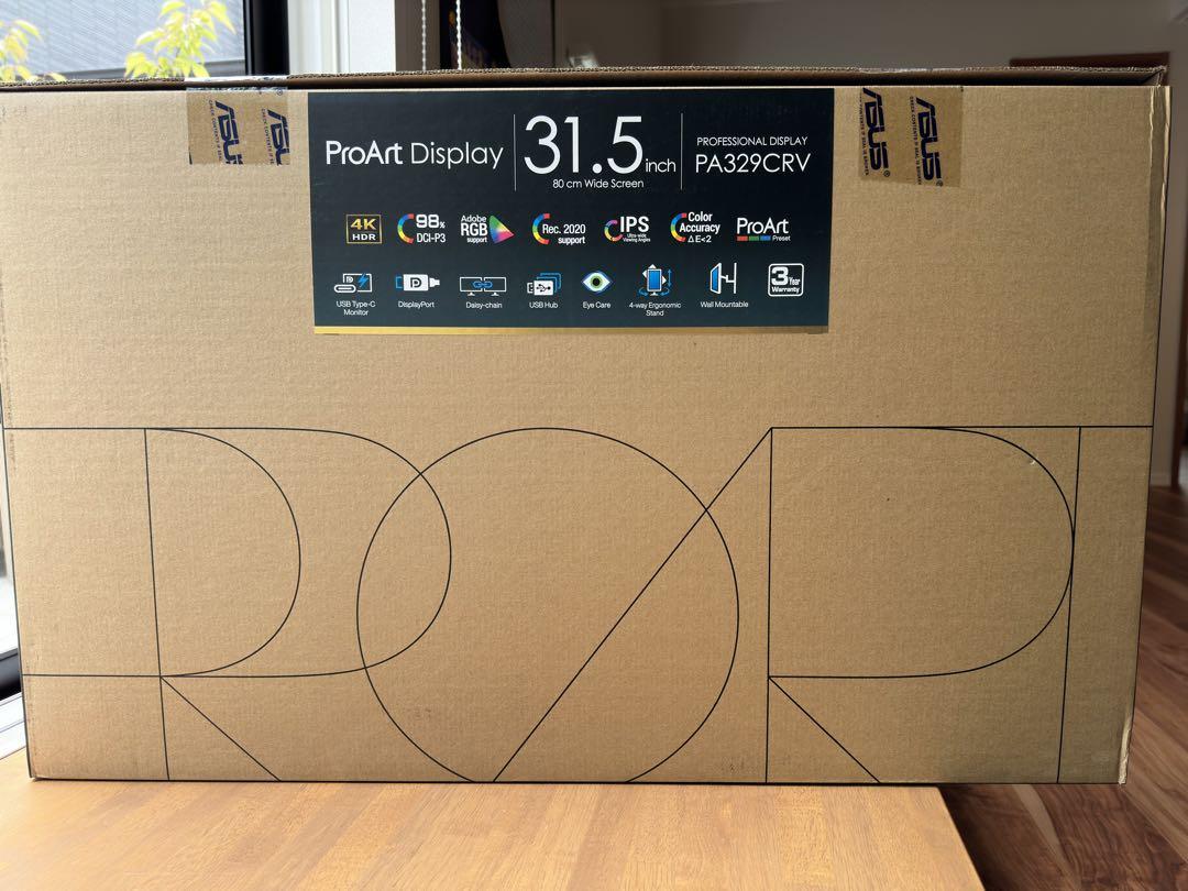 美品　ProArt PA329CRV 32インチ4Kモニター