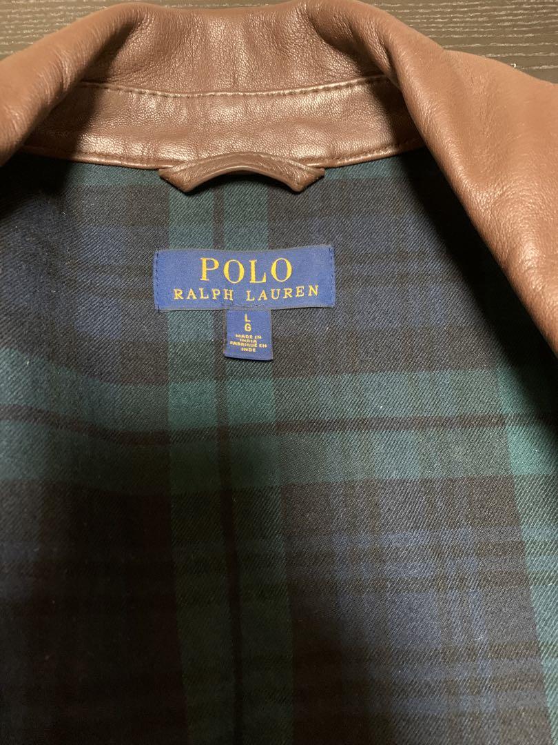 【現行タグ】Polo Ralph Lauren ブラウンレザージャケット