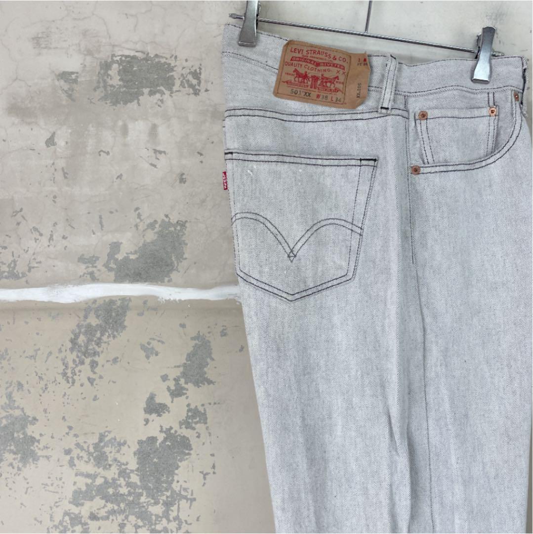 LEVI’Sリーバイスジーンズデニムパンツグレー501XX メキシコ製20827