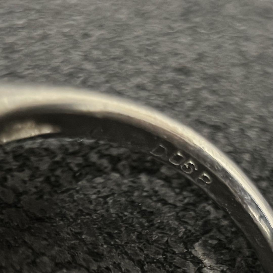 Pt850 オーバルダイヤモンド1.01ct リング　16.5号