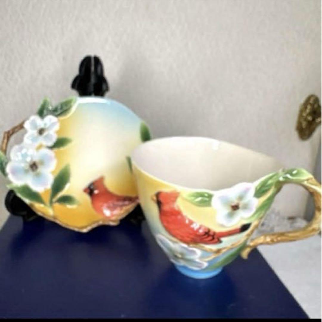 未使用品　FRANZ COLLECTION ティーカップソーサー