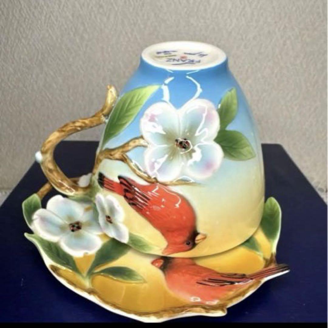 未使用品　FRANZ COLLECTION ティーカップソーサー