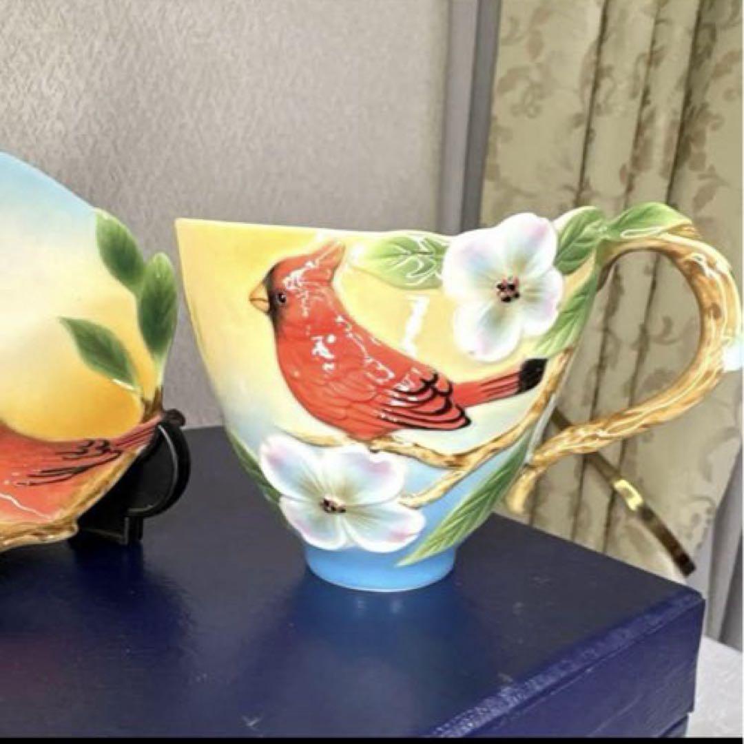 未使用品　FRANZ COLLECTION ティーカップソーサー