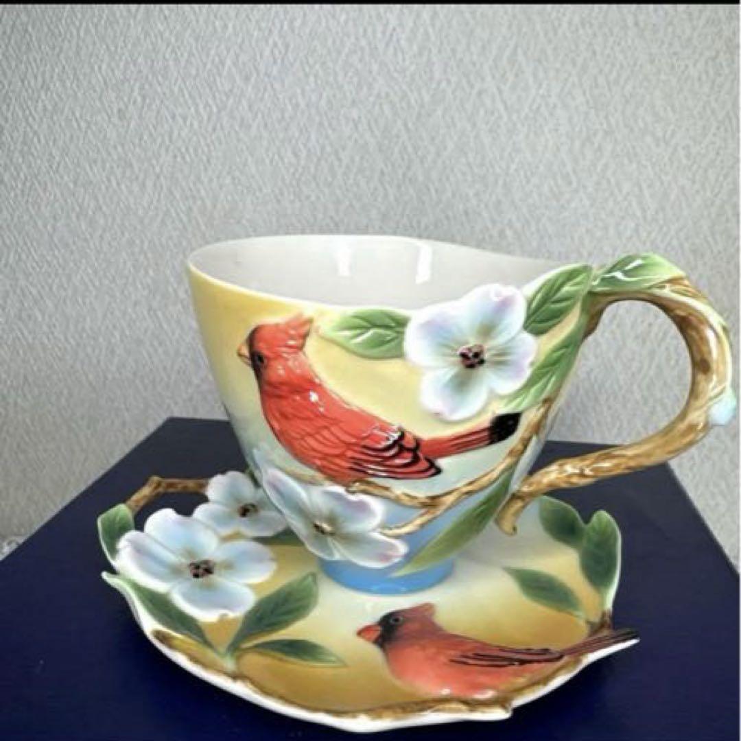 未使用品　FRANZ COLLECTION ティーカップソーサー