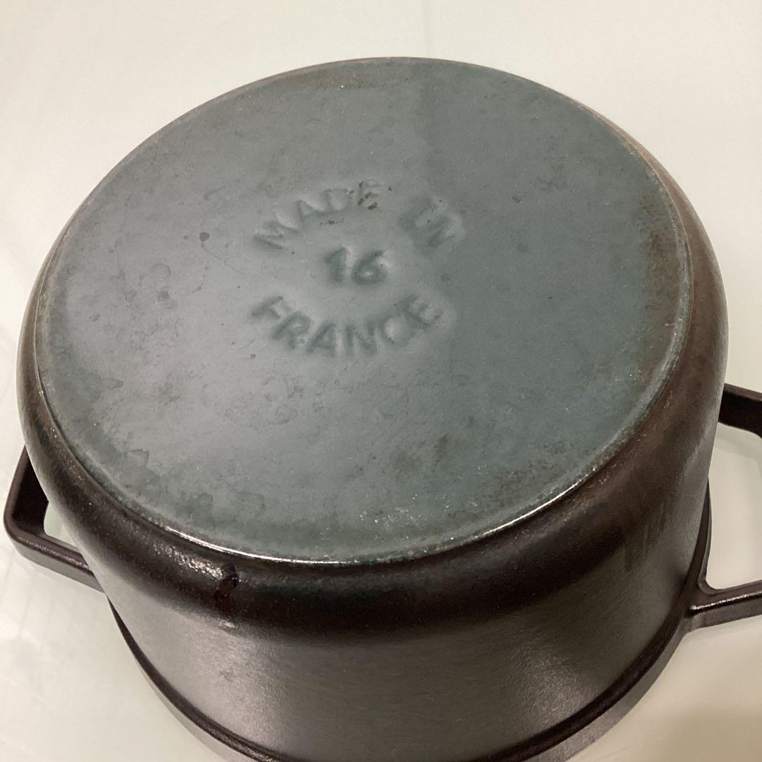 ストウブ　LA COCOTTE 両手鍋　16cm ココット　ブラック