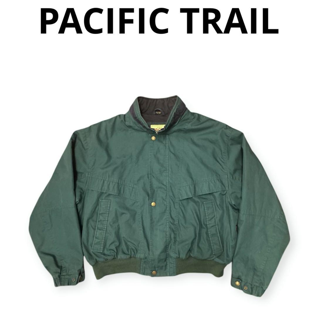 【秋冬物】US古着 PACIFIC TRAIL 裏フリースジャケット　XL