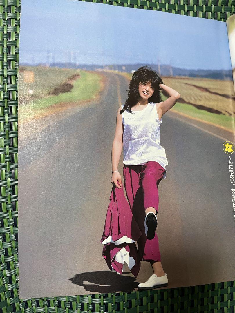 明星ヘアカタログ 85年春の号　菊池桃子　中森明菜　岡田有希子　薬師丸ひろ子