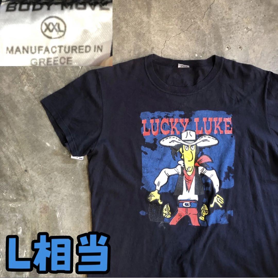 T5209 BODY MOVE LUCKEY LUKE Tシャツ カウボーイ