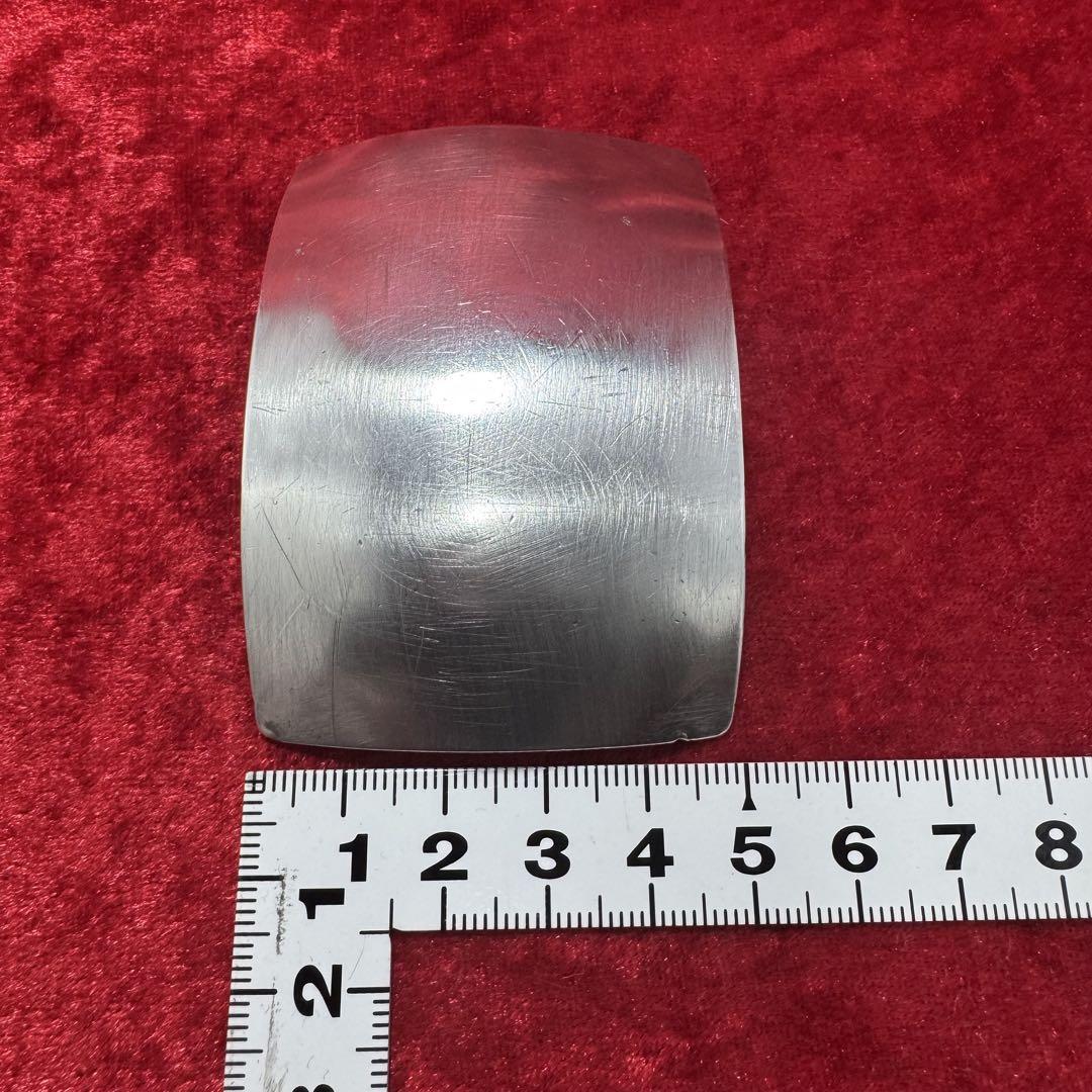 銀製品 無骨デザインバックル レッドムーン/RED MOON