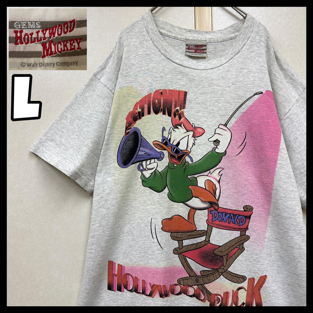 90s ドナルドダックTシャツ 両面プリント vintageTシャツ USA