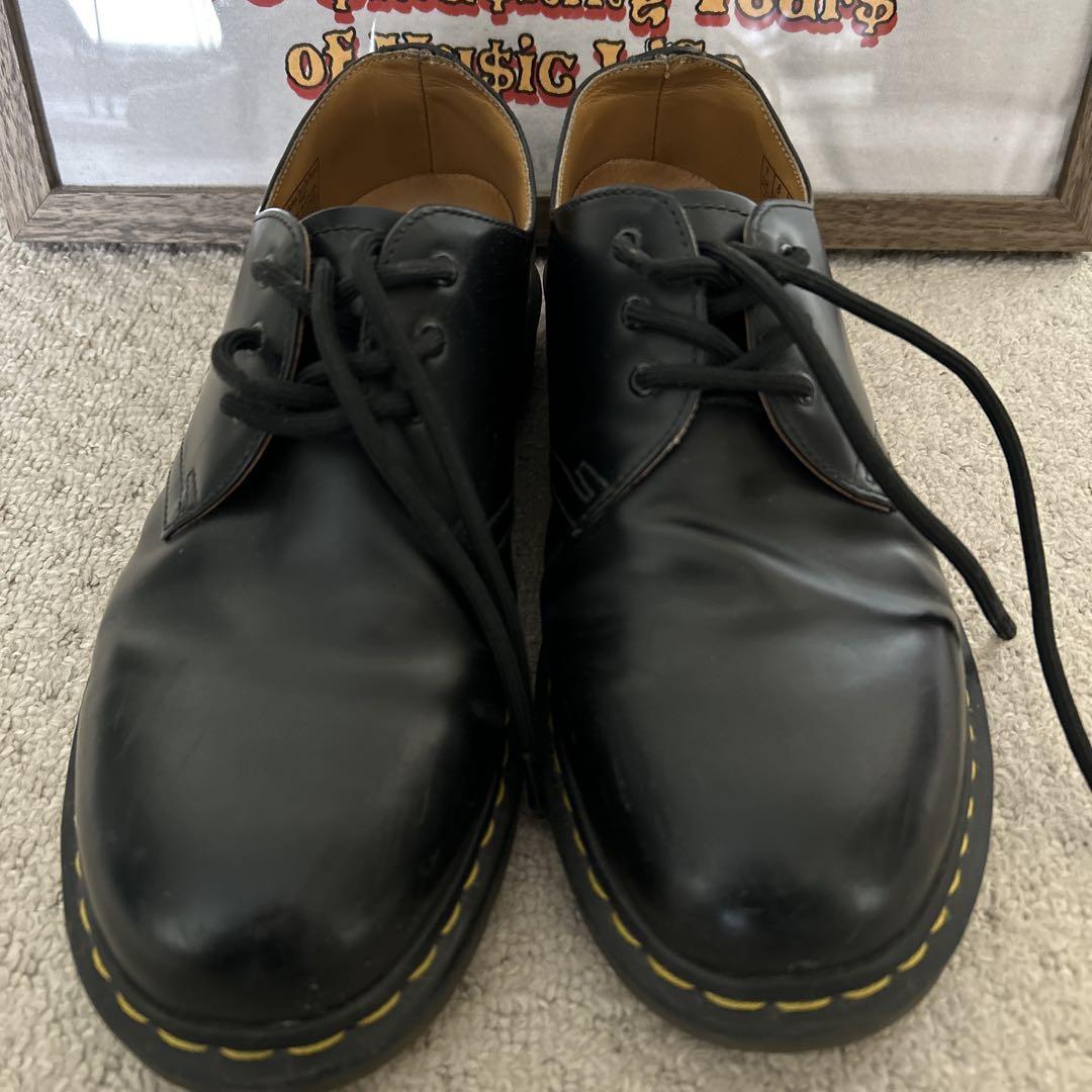 Dr. Martens 3ホール ブラック 26cm スチールトゥ