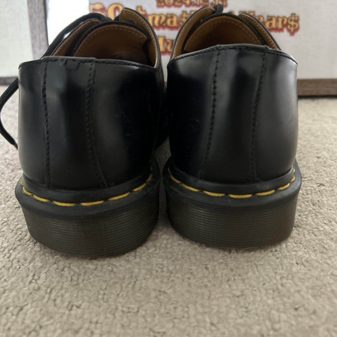 Dr. Martens 3ホール ブラック 26cm スチールトゥ