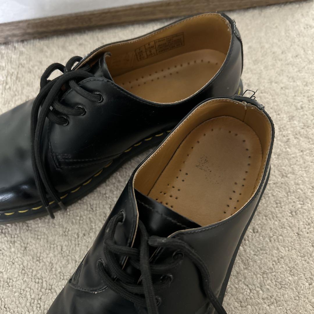 Dr. Martens 3ホール ブラック 26cm スチールトゥ