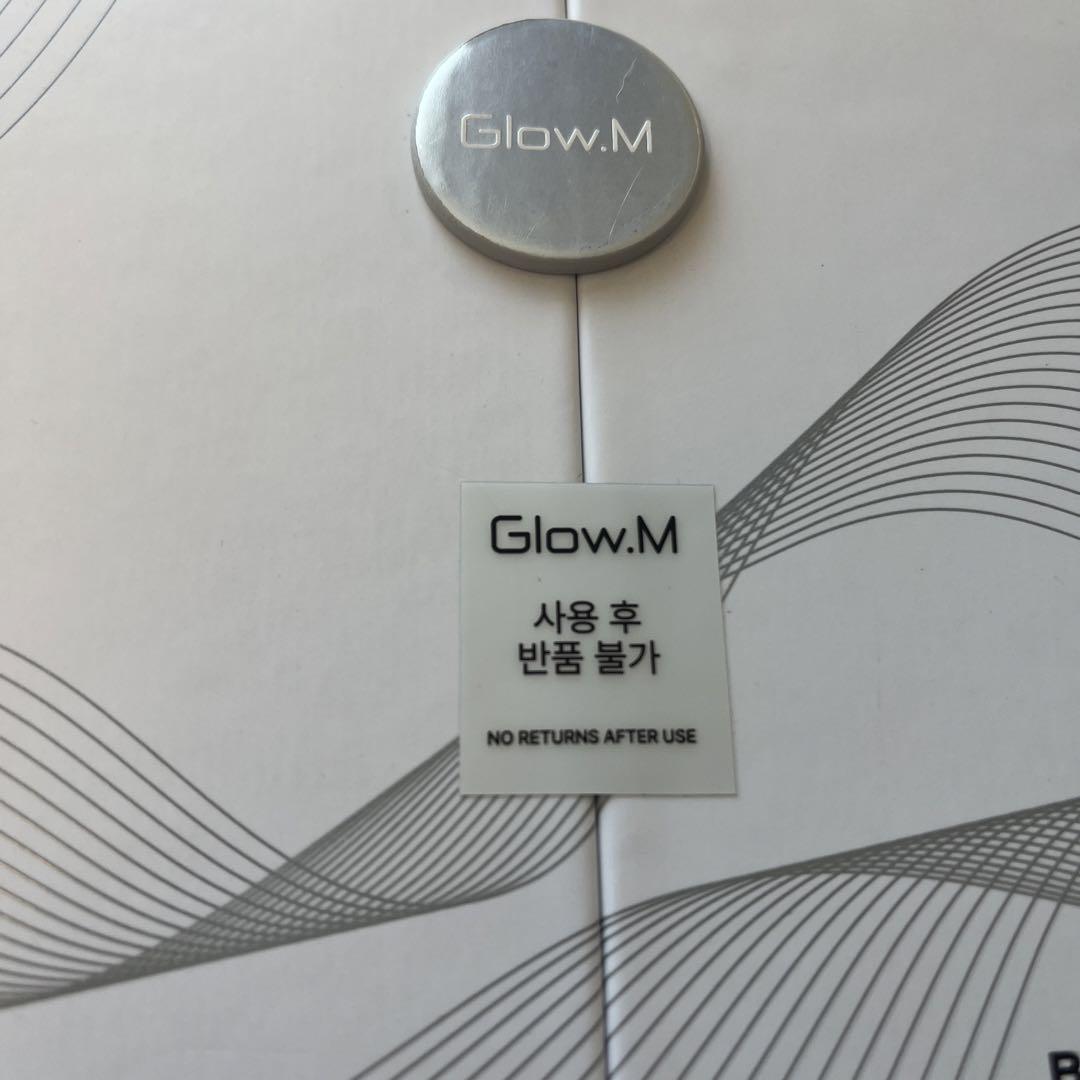 【新品】Glow.mブースターソニック　韓国美顔器　ジェル×2付き 新品】Glow.mブースターソニック 韓国美顔器 ジェル×2付き