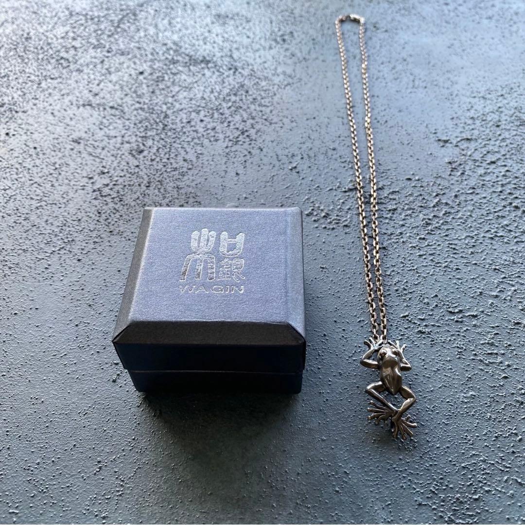 和銀 WAGIN Sterling Silver 925 カエル 蛙 ネックレス 和銀 WAGIN Sterling Silver 925 カエル 蛙 ネックレス