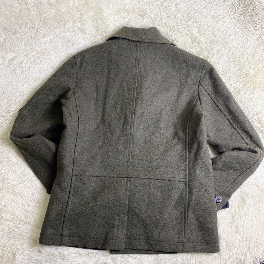 DIESEL ディーゼル ピーコート メルトンウール カーキ XL