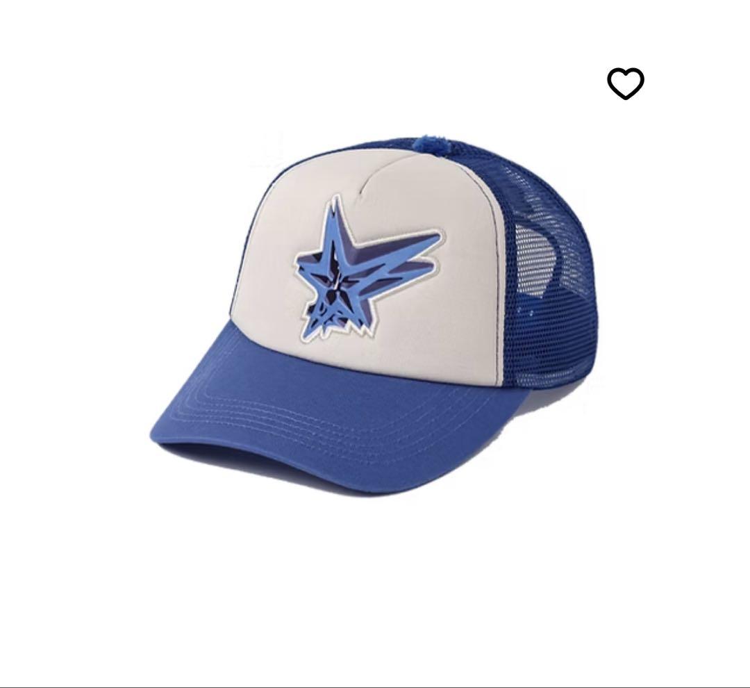 帽子 FuguIhuA Hana's Star trucker hat - Blue