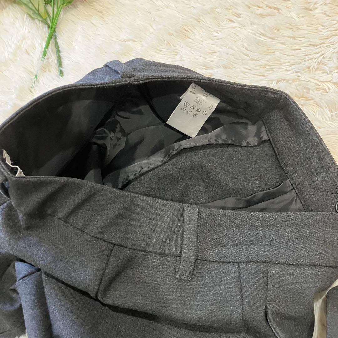 ✨美品✨ PLST プラステ スーツ　ノーカラー　パンツ　ベージュ　Mサイズ 値引 プラステ PLST L ベージュ ワイドパンツスーツ