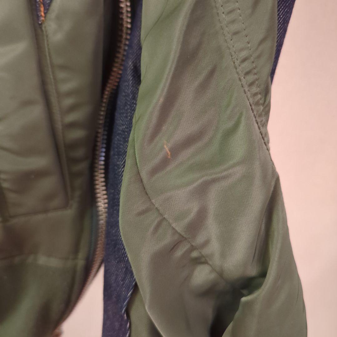 sacai A.P.C. デニム MA-1 ドッキングジャケット