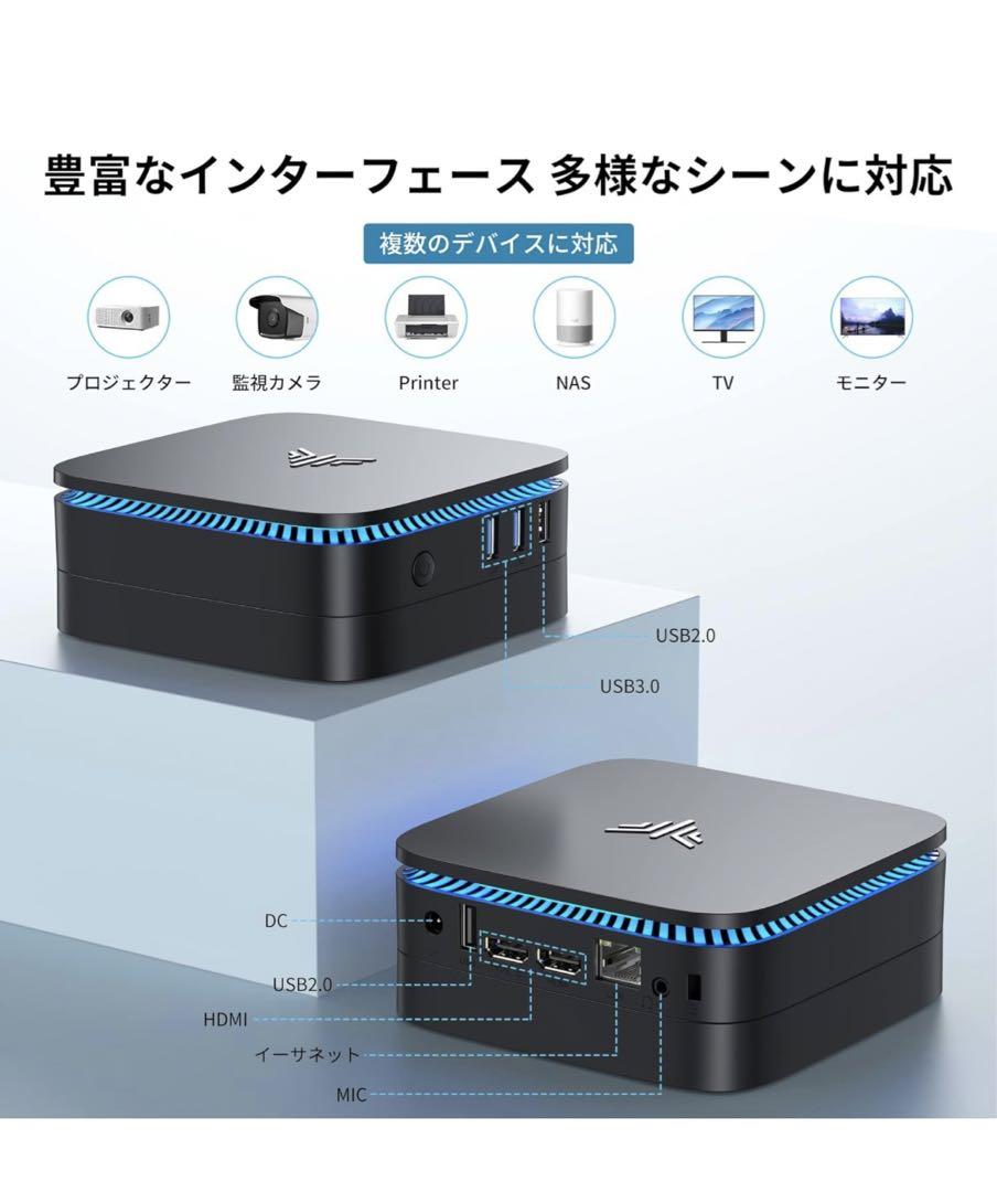 NiPoGi AK1PLUS　Intel N95搭載ミニPC