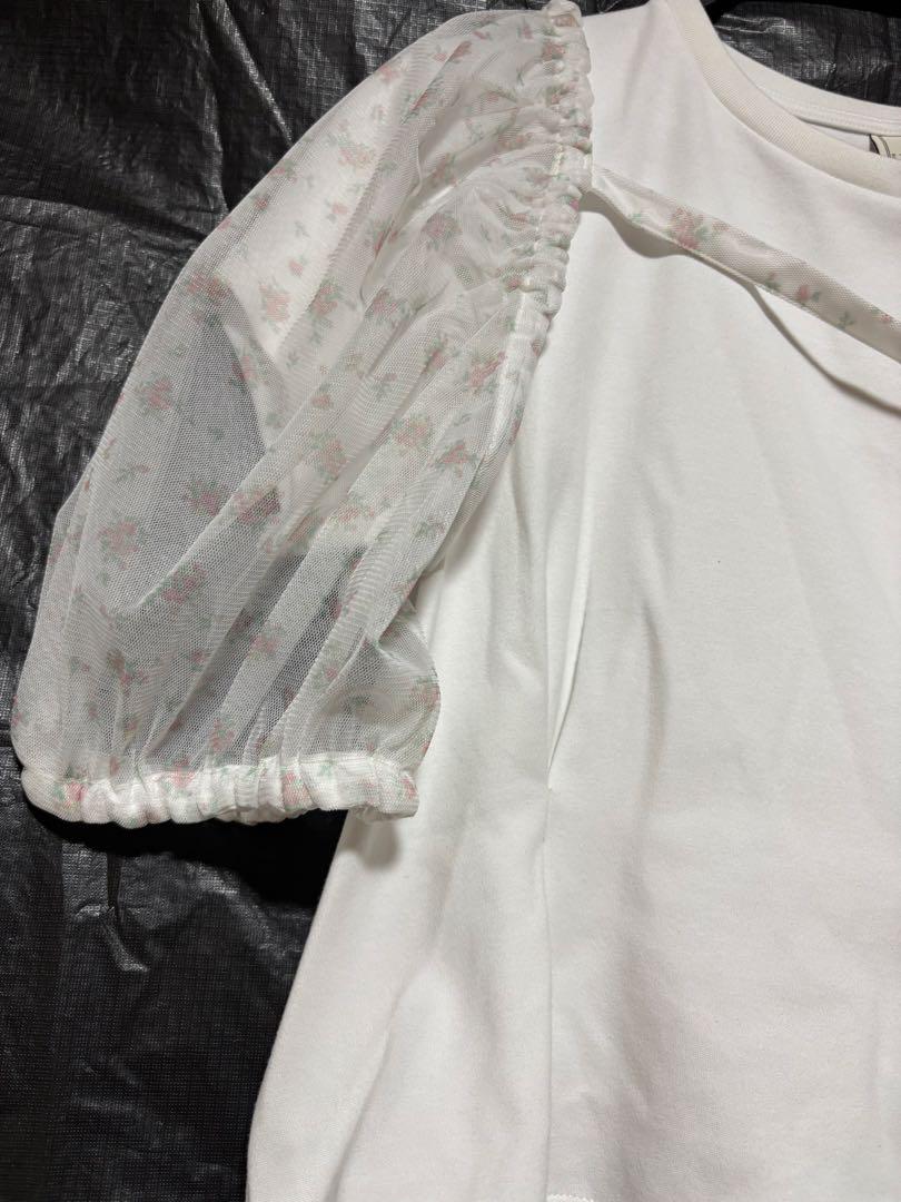 【新品タグ付き】GU rokhボレロセットT ホワイト　XL
