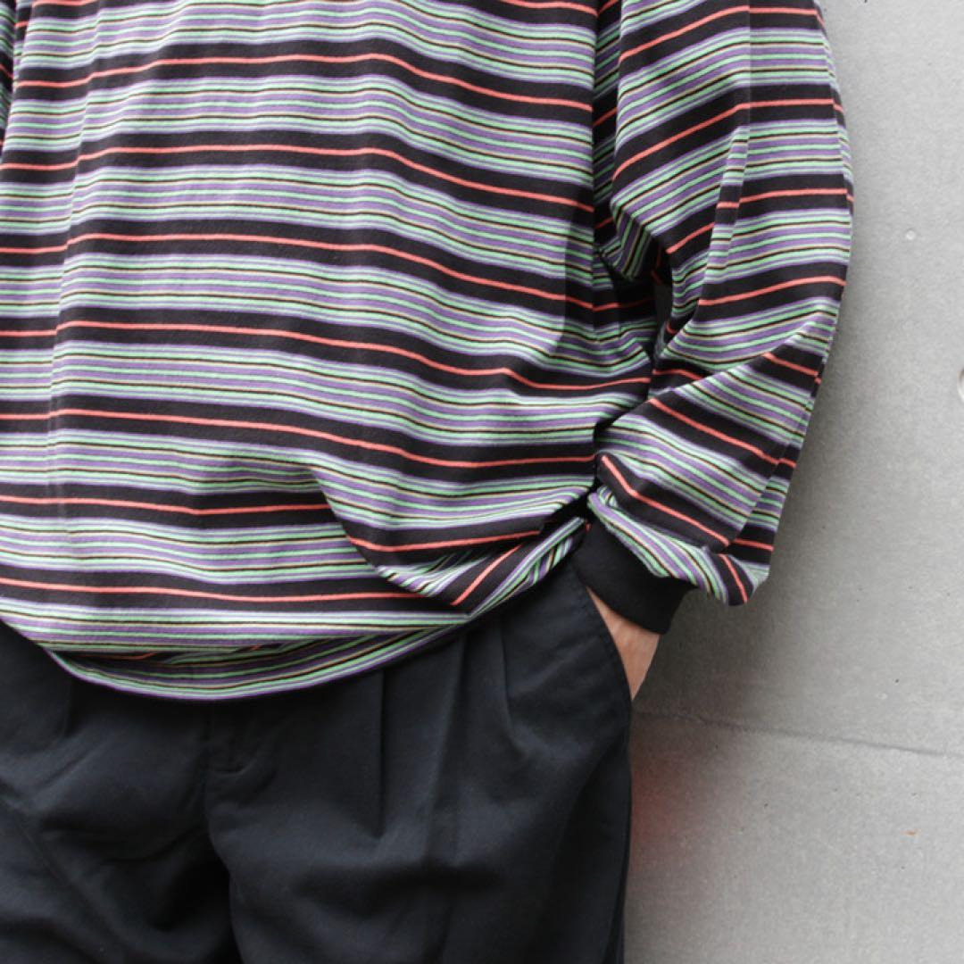 ☆PropsStore☆Multi Striped マルチボーダー ロンT