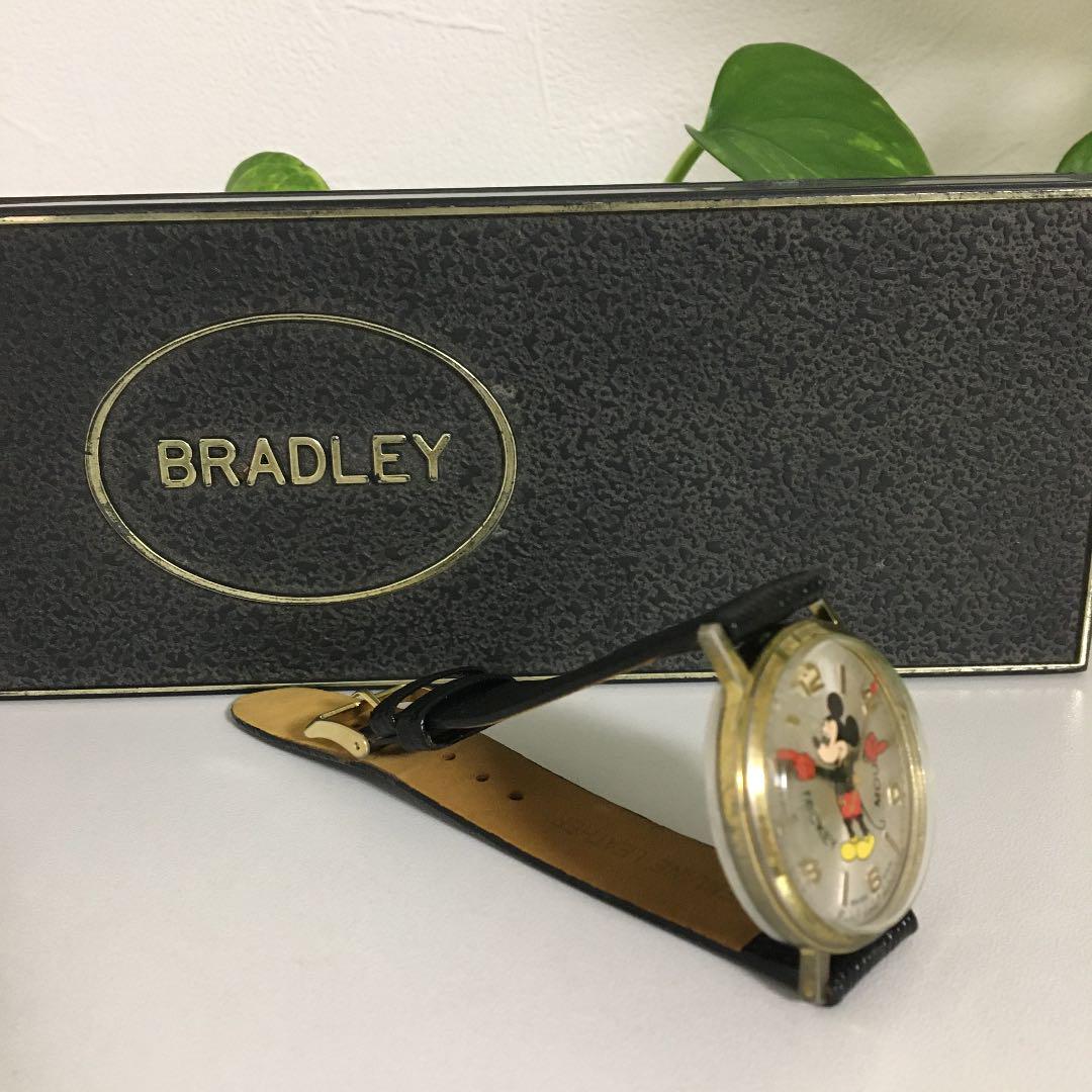 希少　レトロ　BRADLEY   ミッキー　　　　　　　    腕時計