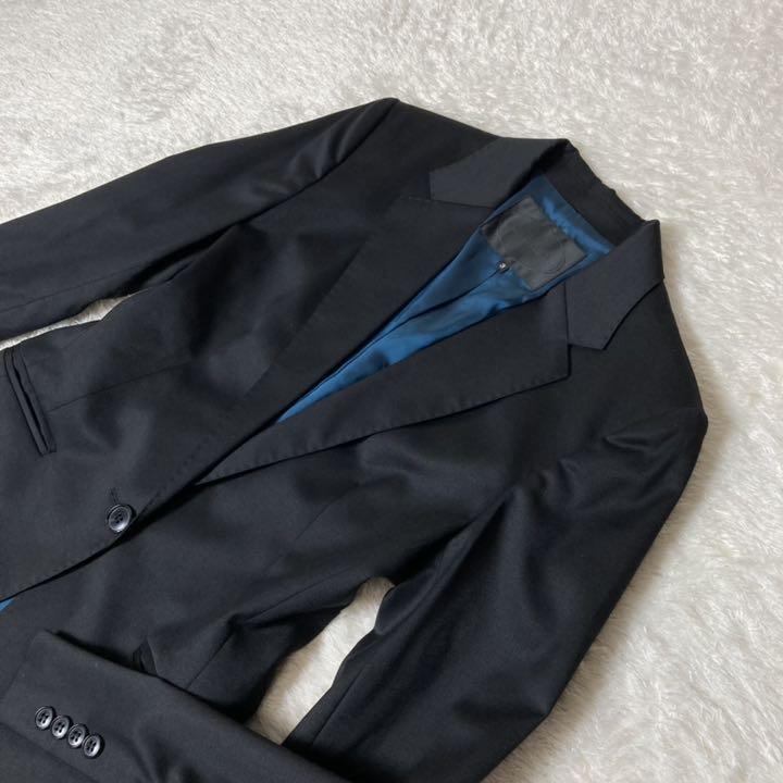 37%割引ブラック系,L新品本物 【美品】UNTITLED パンツスーツ シルク ...