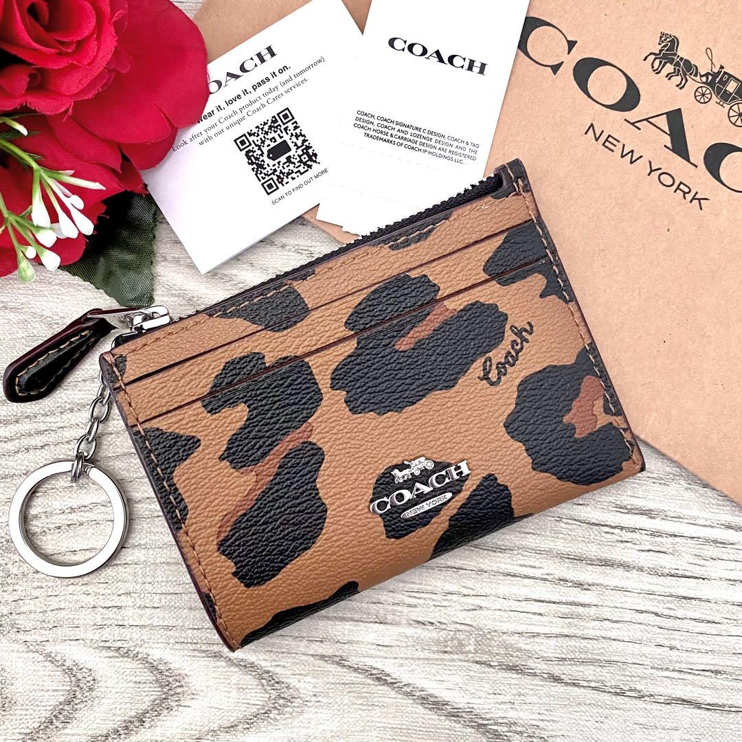 【新品未使用】coach　コインケース 新品》COACH コインケース アニマル レザー コインケース