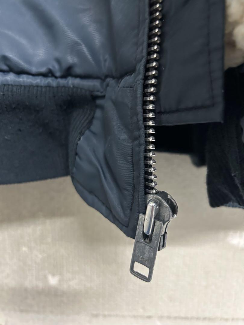 Dickiesボア襟付きネイビ-ジャケット