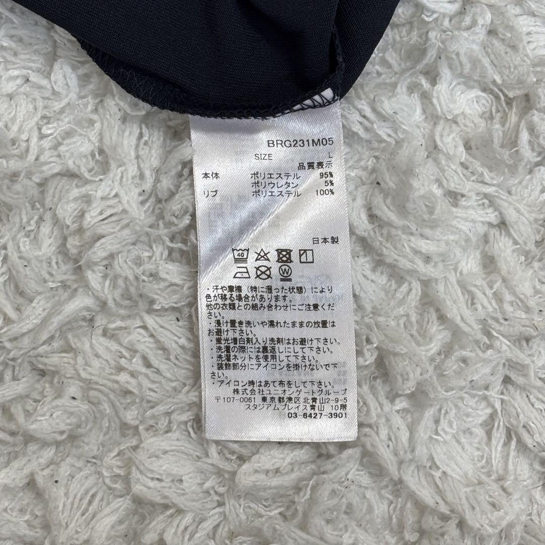 ✨極美品✨BRIEFING メンズ ポロシャツ サイドラインロゴ Ｌネイビー ✨極美品✨BRIEFING メンズ ポロシャツ サイドラインロゴ L
