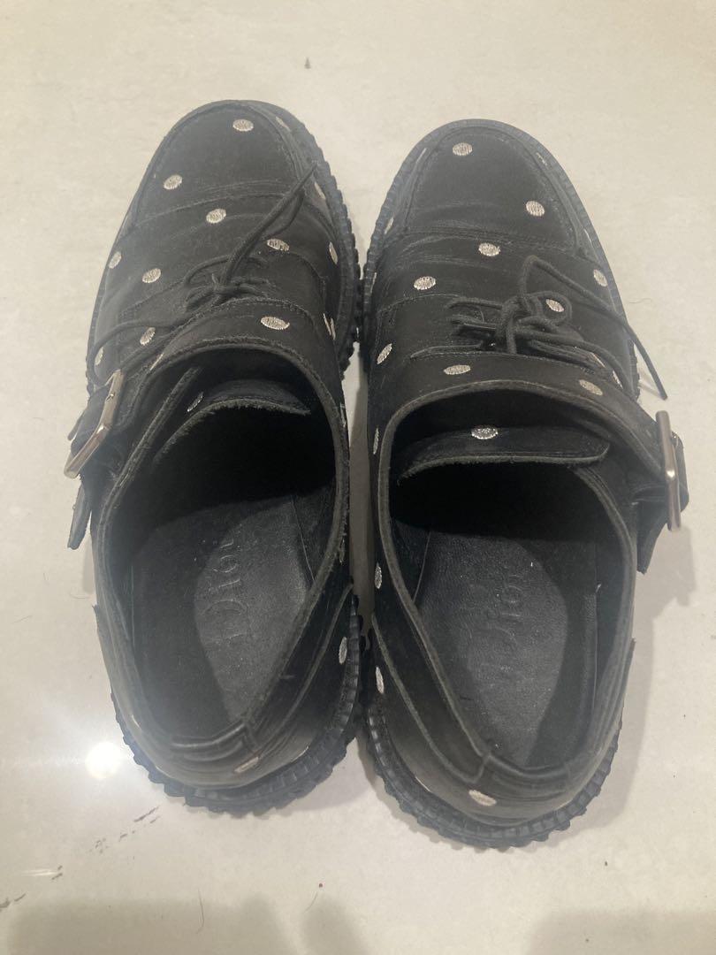 dior homme14aw ドットシューズ