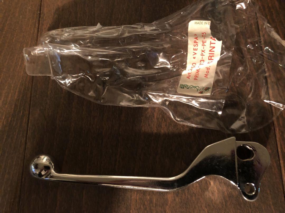 【Vespa/PX200】クロムメッキレバー 左のみ 未使用品　純正品