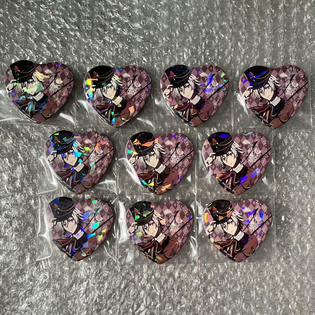 ♡アイナナ アリス ホログラムハート缶バッジ 九条天セット♡ ♡アイナナ アリス ホログラムハート缶バッジ 九条天セット