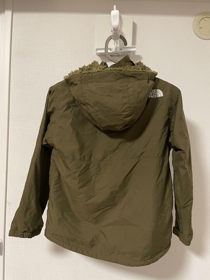 美品！North Face キッズノマドコンパクトジャケット140 カーキ