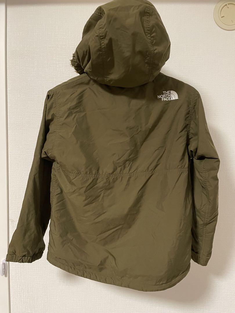 美品！North Face キッズノマドコンパクトジャケット140 カーキ