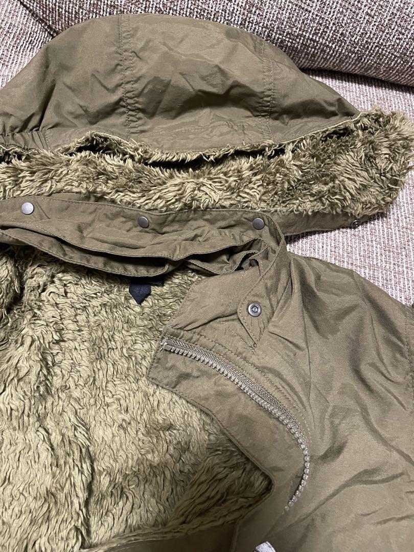 美品！North Face キッズノマドコンパクトジャケット140 カーキ
