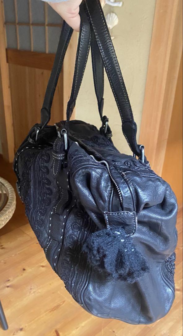 Ermanno Scervino 黒 レザーバッグ